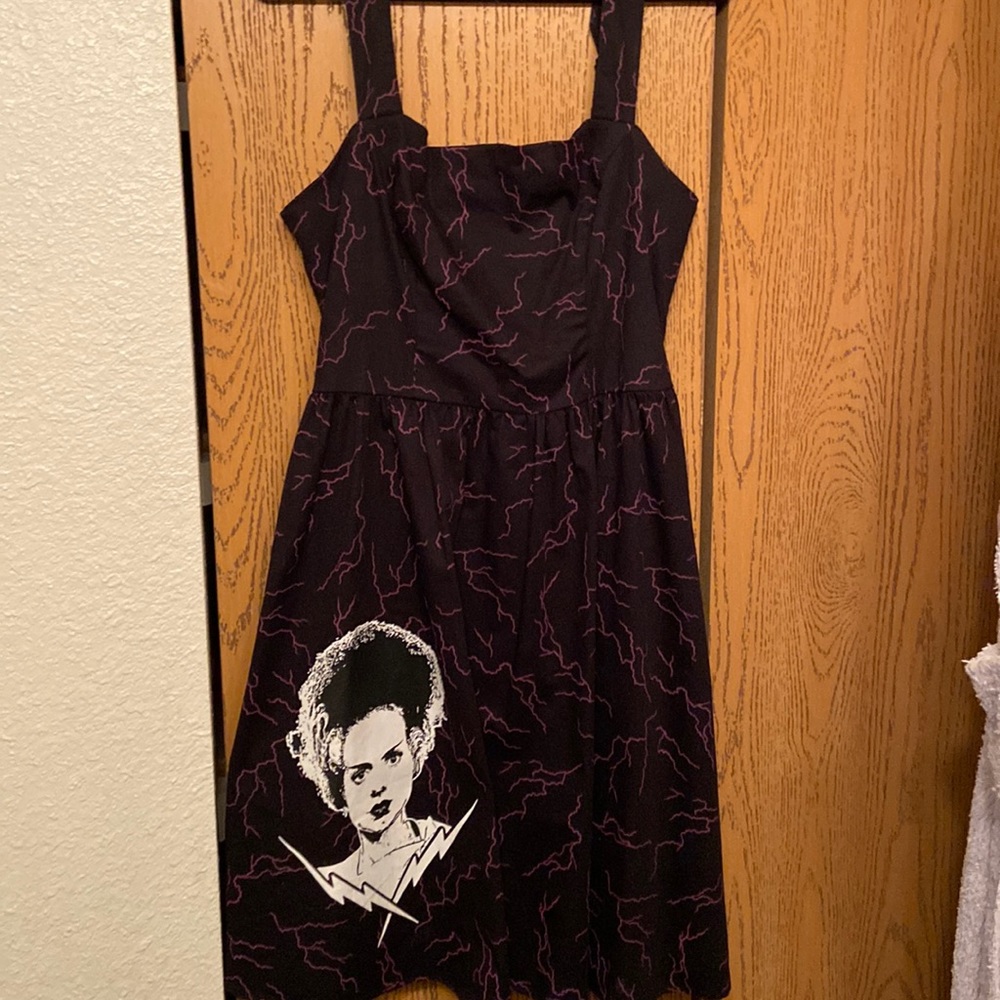 Bride of Frankenstein swing dress